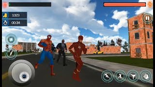 Spider Superhero Vs Incredible Flash Hero | Amazing Super Hero Flash Game - Android GamePlay
