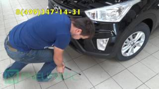 Амортизатор (упор) капота на Hyundai Creta KU-HY-CR00-00 (обзор, установка)