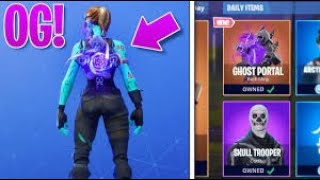 *NEW* OG Purple Ghost Portal Backbling - PS4 Fortnite Battle Royale *LIVE* CODE: “DREWQUA_”