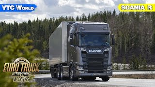 ETS 2  ?  SCANIA R 500л.с. + КОНВОЙ VTC World - Multiplayer / Logitech G27 gameplay