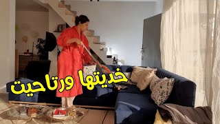 جبت لي تعاوني في الدار باش نستقبل لفراش جديد  تنظيم المطبخ مع حياة clean with me