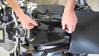 BMW R1200 GS Tankschutzfoliensatz Montage, Tank Protection Sticker Fitting Instruction
