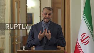 Iran: FM Amir-Abdollahian welcomes Syrian counterpart in Tehran