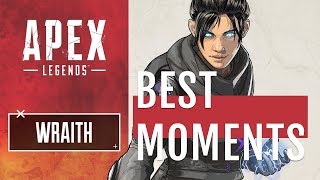 Apex Legend Wraith.  Подборка и монтаж.  Best moments.