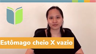 Beber estômago vazio x cheio