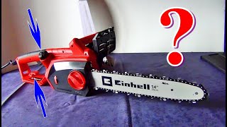  Электропила (Electric saw) ЦЕПНАЯ Einhell GH-EC 1835 / Есть ВОПРОСЫ, сборка и ТЕСТ
