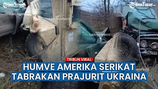 Humve Amerika & Pikap Ukraina Kecelakaan, Netizen: Real Kecelakaan! Tidak Ada Campur Tangan Rusia