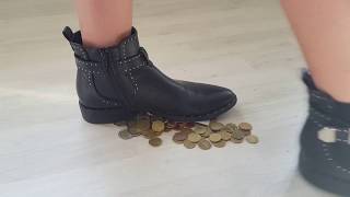 money trample in boots