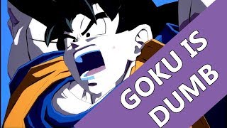 goku is dumb. | Dragon Ball FighterZ DLC 3 (Goku) Gameplay