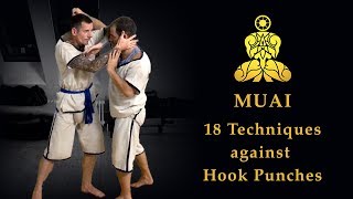 MUAI - 18 Techniques against Hook Punches (The original Muay Boran)