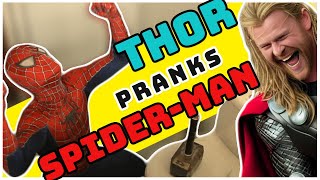 Spider-Man Pranked By Thor | Avengers Endgame