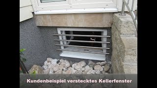 Kellerfenster Einbruchsicherung nachrüsten - Vlog - JPS Metalldesign