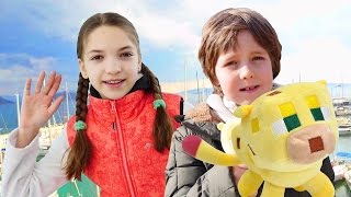 Влог: Света и Адриан Игробой. Игрушки Майнкрафт и квадрокоптер!