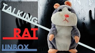 #122 ? Fun toy - Talking Hamster, mouse pet. Sound recording and playing stuffed animal.