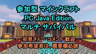 【雑談多め】【初見さん・コメント歓迎】マイクラ PC Java 版マルチプレイ（サバイバル）　マインクラフト 1.15