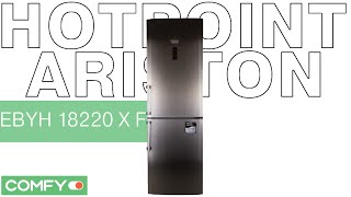 Hotpoint-Ariston EBYH 18220 X F - холодильник в стиле хай-тек - Видеодемонстрация от Comfy