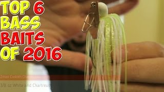 Top 6 Baits of 2016 - "Bonus Fishing Video!" #Gopro Fishing