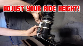 How to Adjust Coilovers