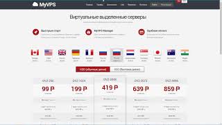 Обзор сайта MyVPS. Недорогие виртуальные выделенные серверы.