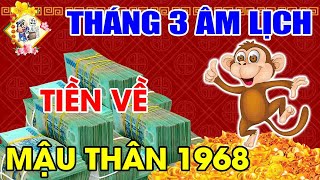 Tiên Tri Nhắc Mệnh, Tháng 3 ÂL Tuổi Mậu Thân 1968 Gánh Lộc Về Nhà, Cơ Hội Làm Giàu, Kiếm Bạc Tỷ