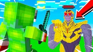DEFEATING THANOS INFINITY GAUNLET BOSS BATTLE!