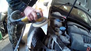 Volkswagen Golf Auto body repair  покраска фара крыло бампер