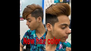 Black to Brasy brown/hair color vlog