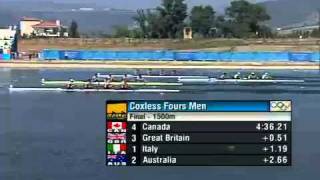 M4- Mens Coxless Four Athens Olympics 2004