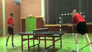 Tischtennis Training P.Dobenecker-W.Bartaun- H.Biemann stoni 1 Langensendelbach 2012