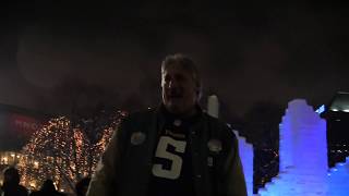 St. Paul Winter Carnival Ice Palace  Minnesota Vikings Flash Mob Wedding Proposal