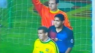 FC Barcelona Vs Brazil 2-2 Camp Nou 1999 FULL GAME - PARTIDO COMPLETO