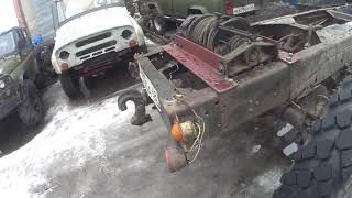 Поездка за лебедкой ЗиЛ 157