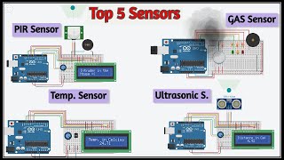 Learn Top 5 Arduino Sensors Projects without any Hardware! Tinkercad