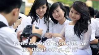 Chúc các sĩ tử thi tốt và gặp nhiều may mắn trong thi cử