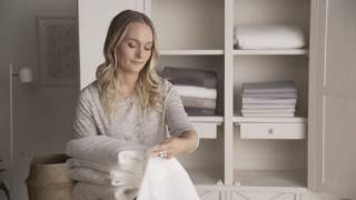 Six steps to creating a perfectly organised linen cupboard.