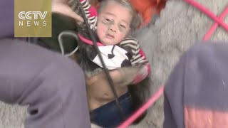 3-year-old boy rescued from 90-meter-deep well