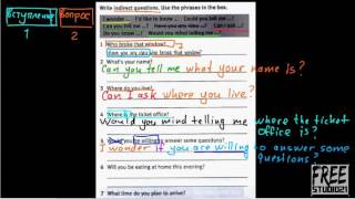 Solutions Up-Intermediate 2013 | Unit 3 | WB | употребление косвенных вопросов