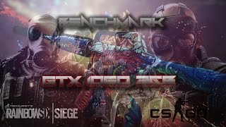 gtx 1060 3gb intel core i5 7400: CSGO/RAINBOW SIX SIEGE LOW/MEDIUM/HIGH