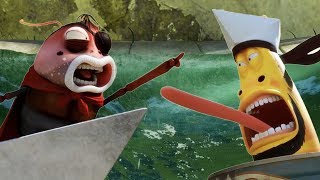 LARVA - PUDDLE BATTLE | Cartoons For Children | LARVA Official