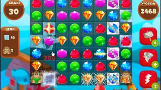 Сокровища пиратов 2468         уровень прохождение - Pirate treasures level 2468       walkthrough