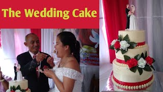 Wedding Cake of Julius and Mercy/Moist Carrot and Chocolate Cake with Buttercream Frosting/Kainan na