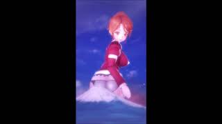 【MMD Giantess】巨大艦娘のお尻急降下爆撃 / Giantess Butt Crush