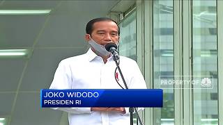 Normal Baru, Jokowi Tinjau Protokol Kesehatan di Stasiun MRT
