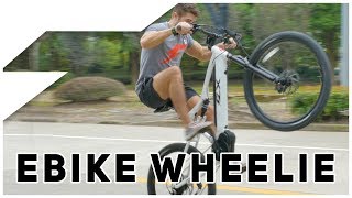 Can you do a Wheelie on an eBike?