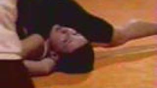 Mixed Wrestling - Girl Pins Boy