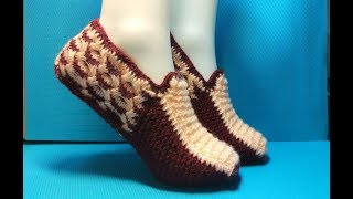 ТАПОЧКИ СПИЦАМИ БЕЗ ШВОВ #283