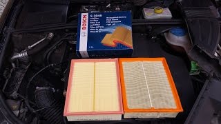 Audi A4 8E Modell B7 Luftfilter austauschen wechseln
