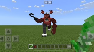 REAL FIVE NIGHTS AT FREDDYS MOD vs CREEPER SWORD in Minecraft PE