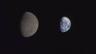 Orion spacecraft sees Earth and Moon from farthest distance