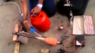 my first valveless pulsejet(thermojet)